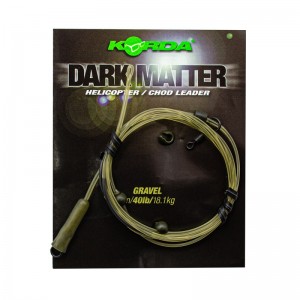 Готовый монтаж Korda Dark Matter Leader Heli Gravel 40lb