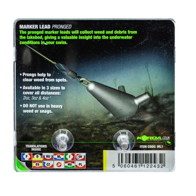 Грузило маркерное Korda Marker Lead Blister 2oz 3oz