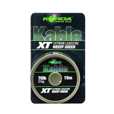 Лидкор Korda Kable XT Extreme Leadcore Green 70lb 15м