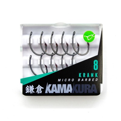 KORDA Крючок Kamakura Krank №8 с бородкой 10шт
