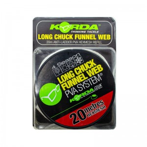 KORDA Сетка PVA запасная Longchuck Funnel Web Hexmesh 20м (Уценка)