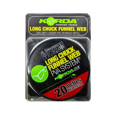 KORDA Сетка PVA запасная Longchuck Funnel Web Hexmesh 20м (Уценка)