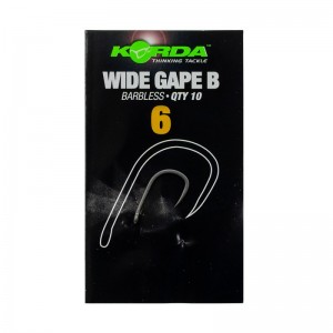 Крючок Korda Wide Gape Barbless №6 безбородый