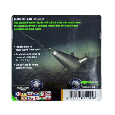 KORDA Грузило маркерное Marker Lead Blister 3oz 4oz (Уценка)