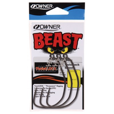 OWNER Крючок Beast With Twist Lock BC №6/0 3шт