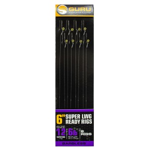 GURU Поводок готовый Super LWG Ready Rigs №12 15см