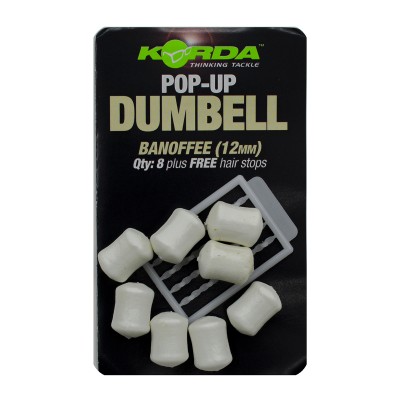 Имитационная приманка Korda Dumbell Pop-Up Banoffee 12 mm (Уценка)