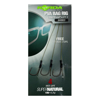 Поводок готовый Korda Solidz PVA Rig 18lb Wide Gape №4