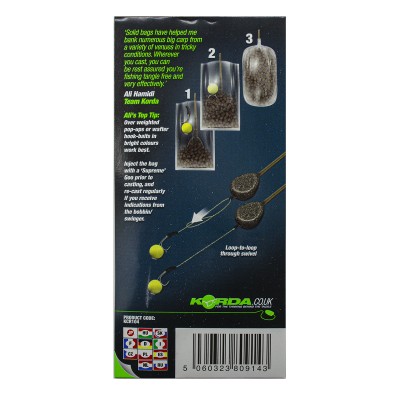 Поводок готовый Korda Solidz PVA Rig 18lb Wide Gape №4