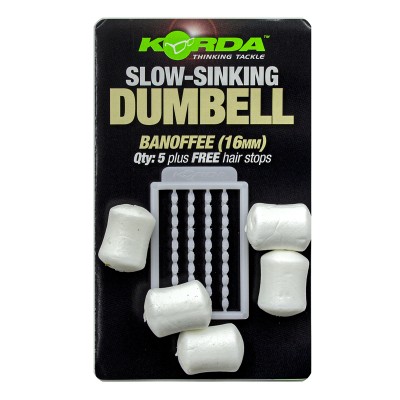 Имитационная приманка Korda Dumbell Slow Sinking Banoffee 16 mm