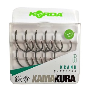 Крючок Korda Kamakura Krank Barbless №6 безбородый