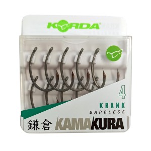 Крючок Korda Kamakura Krank Barbless №4 безбородый