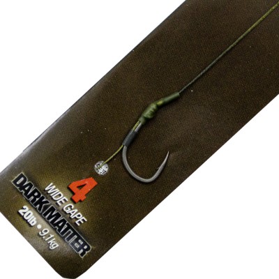 Поводок готовый Korda Dark Matter Rig 20lb Wide Gape №4