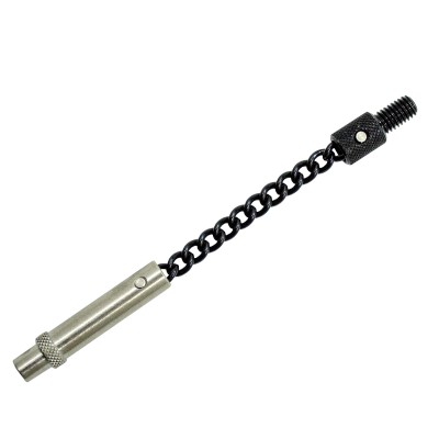 Цепочка Korda Black Stainless Chain With Adapator Long длинная