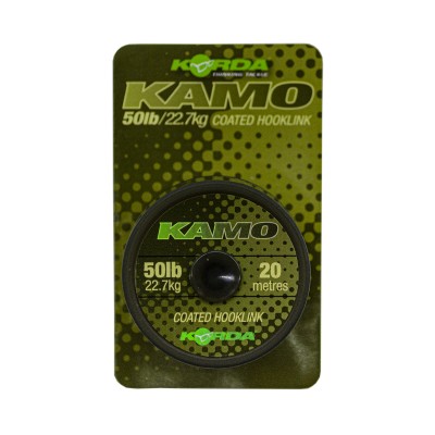 Поводковый материал Korda Kamo Coated Hooklink 50lb 20м