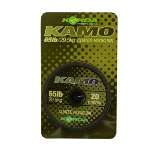 Поводковый материал Korda Kamo Coated Hooklink 65lb 20м