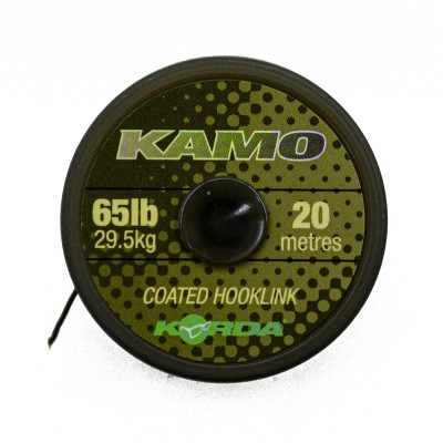 Поводковый материал Korda Kamo Coated Hooklink 65lb 20м