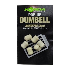 KORDA Имитационная приманка Dumbell Pop-Up Banoffee 8мм