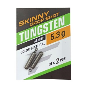 FLAGMAN Груз Tungsten Skinny Drop Shot вольфрам 5,3г