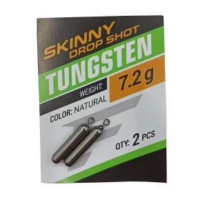 FLAGMAN Груз Tungsten Skinny Drop Shot вольфрам 7,2г