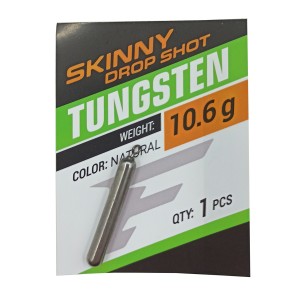 FLAGMAN Груз Tungsten Skinny Drop Shot вольфрам 10,6г