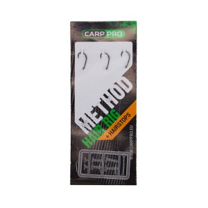 Готовый поводок Carp Pro Method Hair Rig Line 0,18мм Hook Size #12