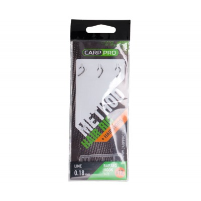 CARP PRO Поводок готовый с крючком Method Hair Rig Line №12 d0.18мм