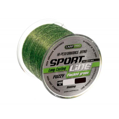 Леска Carp Pro Sport Line Flecked Green 1000м 0.235мм