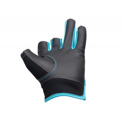 Перчатки спиннингиста Flagman Neoprene Gloves обрез 3 пальца