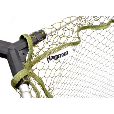 FLAGMAN Подсак складной теле 65х60см ручка 2.50м 2секции Rubber mesh
