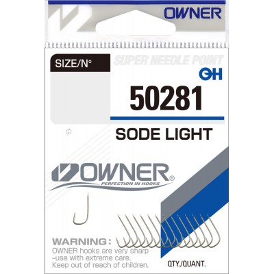 Крючок Owner Sode Light brown №18 14шт