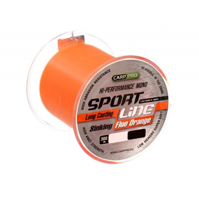 Леска Carp Pro Sport Line Fluo Orange 300м 0.286мм