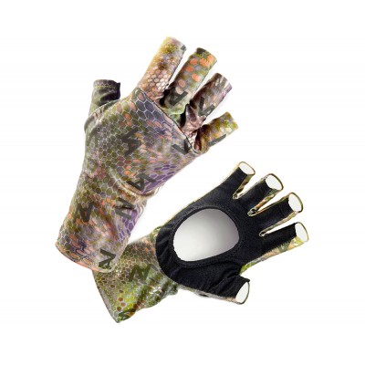 Перчатки солнцезащитные Veduta UV Gloves Reptile Skin Forest Camo M-L мужские