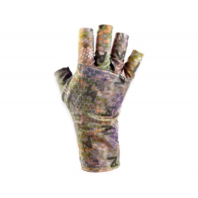 Перчатки солнцезащитные Veduta UV Gloves Reptile Skin Forest Camo M-L мужские