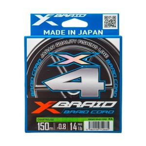 YGK Шнур плетеный X-Braid Braid Cord X4 150м #0,5