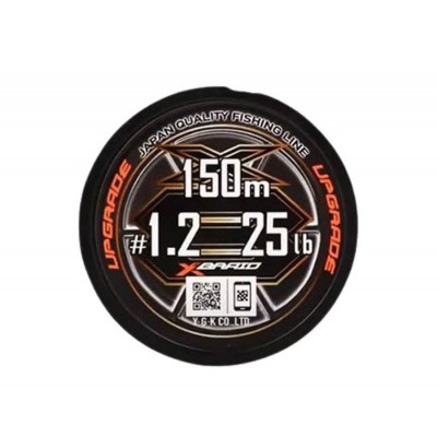 YGK Шнур плетеный X-Braid Upgrade X8 150м #0.6 14lb