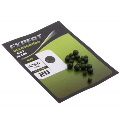 Бусины отбойные Carp Pro Soft Beads 4,5,6mm