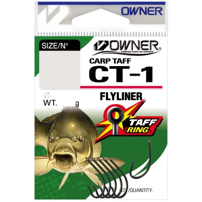 OWNER Крючок Carp Taff Flyliner teflon №4 6шт