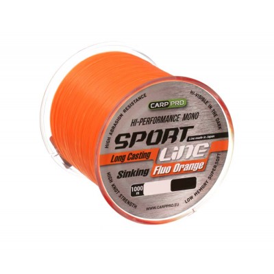 CARP PRO Леска Sport Line Fluo Orange 1000м 0.265мм