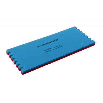 FLAGMAN Мотовило для поводков и оснасток Eva Rig blue-red 15х6х0.8см