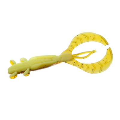 F-FISHING Рак FL Craw 2.5" #2027 Green Pumpkin/Lime Chartreuse 12см 6шт