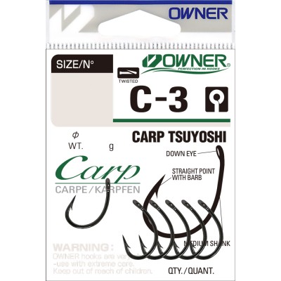 Крючок Owner Carp Tsuyosni BC №6 7шт