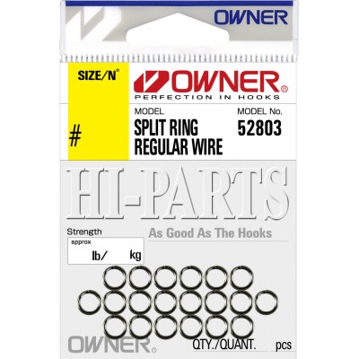 Кольцо заводное Owner Sprit Ring Regular Wire №3 20шт