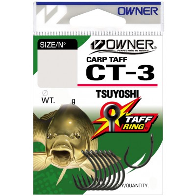 OWNER Крючок Carp Taff  Tsuyoshi teflon №8 9шт