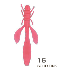 OWNER Мягкая приманка Yuki Bug YB-85 3,3" #15 Solid Pink  8,5см 8шт