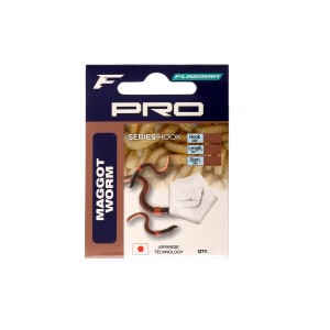 Готовый поводок Flagman Pro Maggot Worm Hooks №12