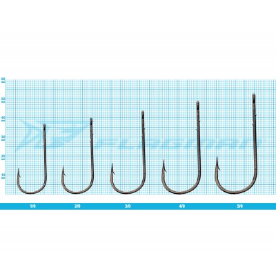 FLAGMAN Крючок Round Bend Worm №3/0 7шт