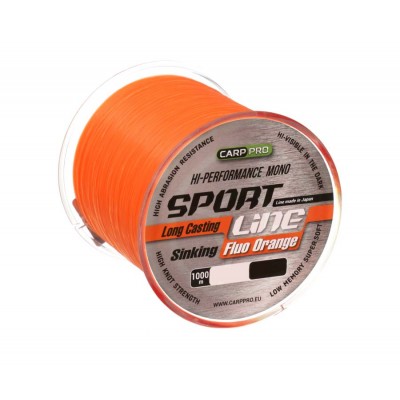 Леска Carp Pro Sport Line Fluo Orange 1000м 0.286мм