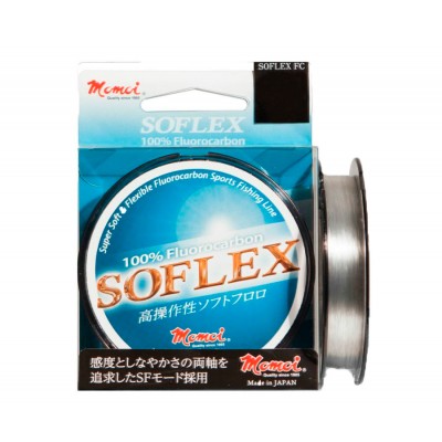 MOMOI Леска Fluorocarbon Soflex FC 100м 0.128мм