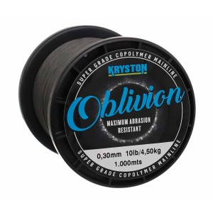 KRYSTON Леска Oblivion Super Grade Copolymer 1000м Matt Dark Silt 0.30мм 10lb